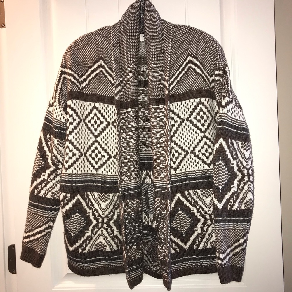 Old Navy thick chunky oversized open cardigan